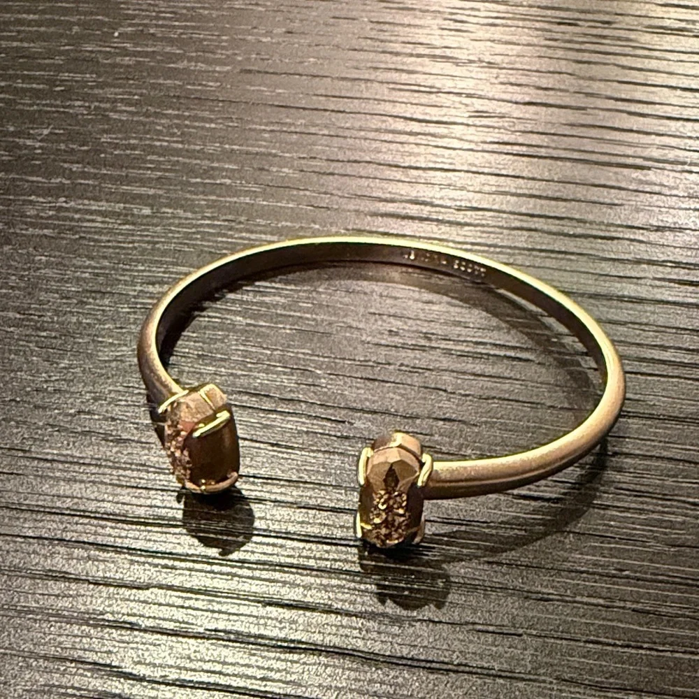 Kendra Scott Women’s Gold/Bronze Bracelet with Sparkle Accents